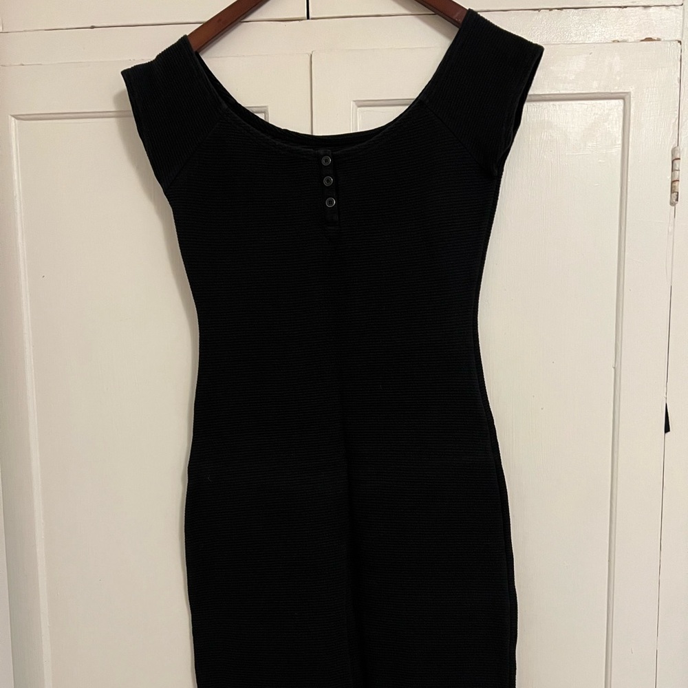 Ribbed RVCA Cap Sleeve Dress